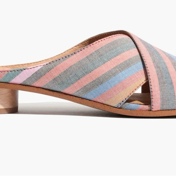 Madewell Ruthie Criss Cross Rainbow Sandals NEW size 6.5 6 1/2 - Picture 2 of 7